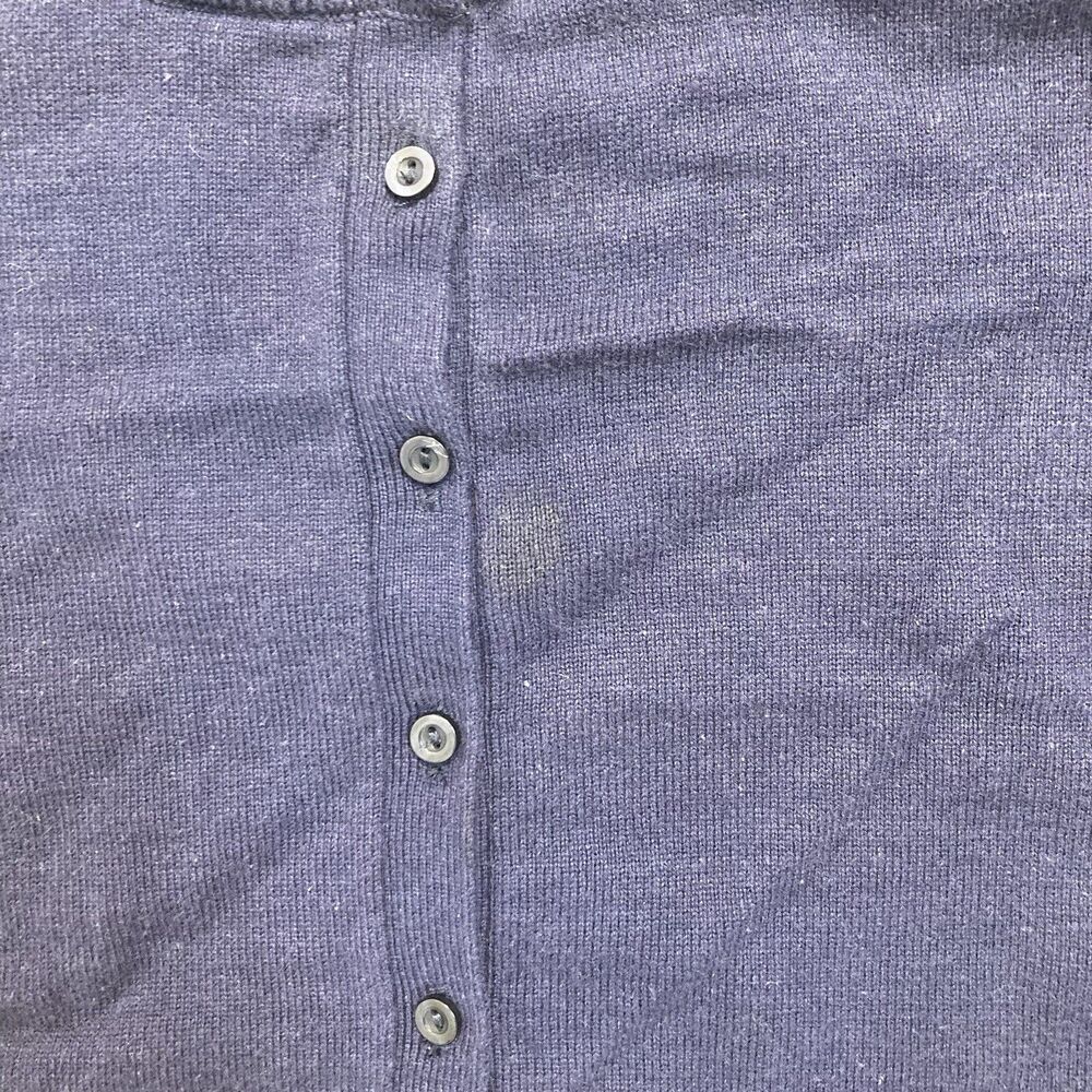 Soft Surroundings Deep Blue Button-Up Cardigan - Picture 9 of 9